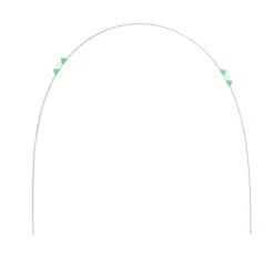 Lot de 10 tiges en fibre de verre pour tunnel de jardin - Ø 6 mm x 2,5 m - Vert