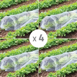 Lot de 4 Tunnels de Forçage 3m pour potager