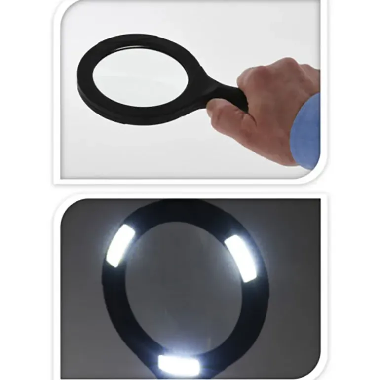 Loupe éclairante 3 LED COB - Diamètre 11 cm