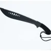 Machette Jungle lame acier inox 420 noire 36cm + étui nylon