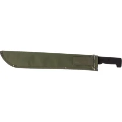 Machette lame acier inox haute qualité 43cm ép 2mm + étui toile