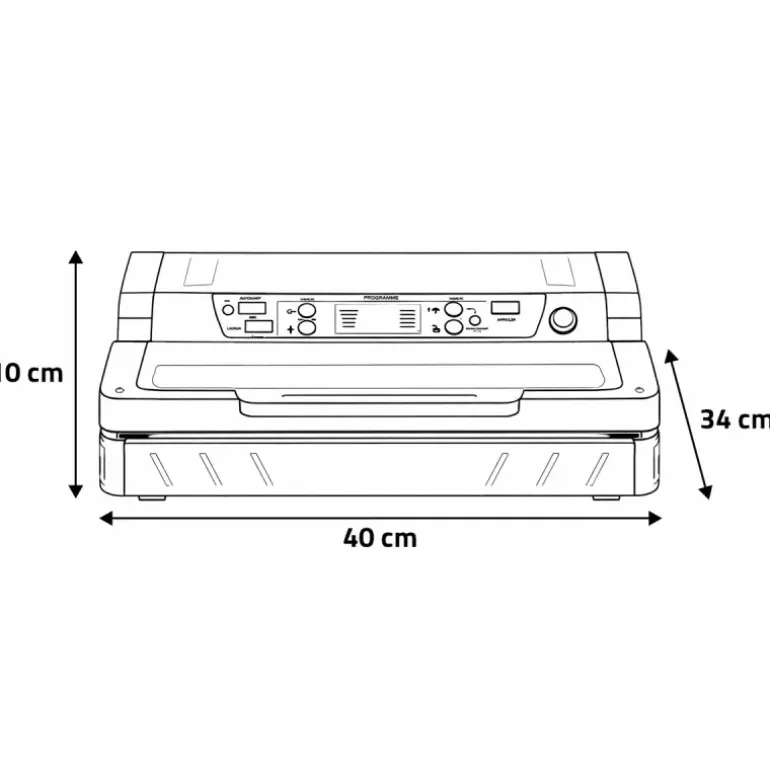 Machine sous vide LCD experte - Appareil professionnel compact