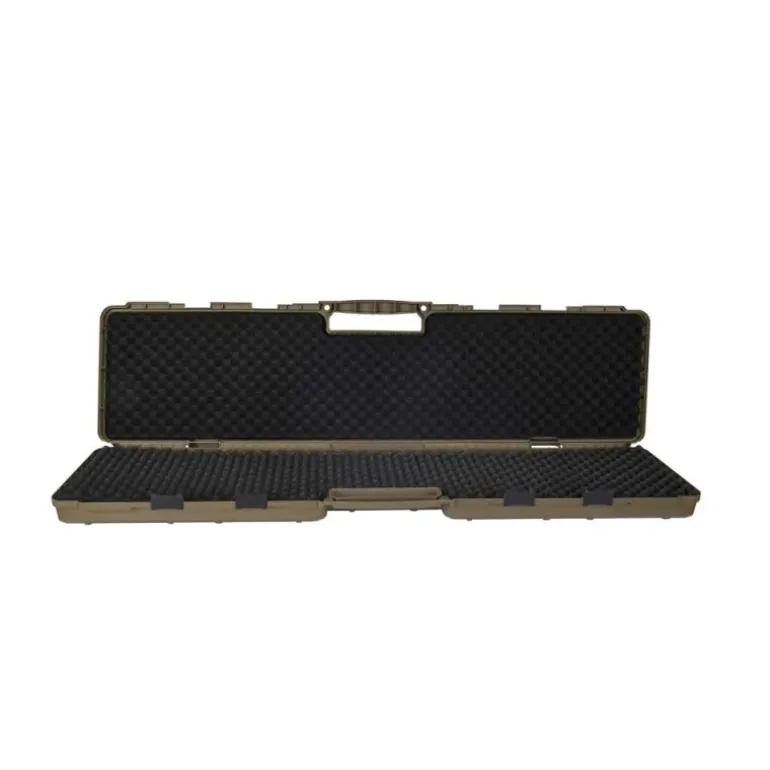 Mallette carabine 4 verrous mousse fond-couvercle 130 x 30 cm