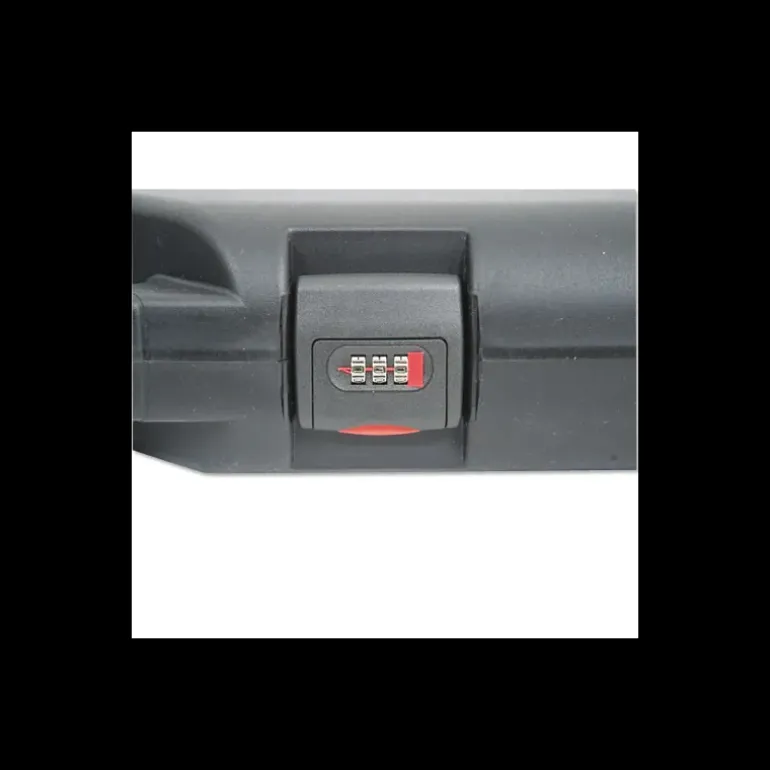 Mallette pvc carabine 2 clips 2 verrous 3 chiffres 125x29x11cm