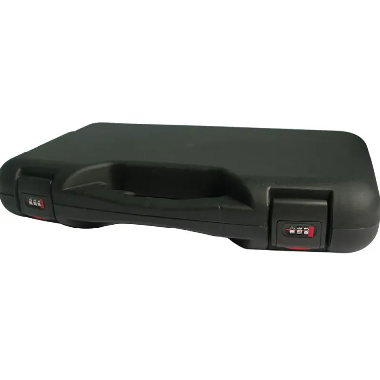 Mallette PVC 50x30x8.5cm avec serrures et 2 clips fermeture