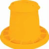 Mangeoire à trémie cylindrique plastique avec poignée - 3,5 kg - Jaune