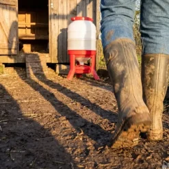 Mangeoire anti-gaspillage sur pieds 30 kg – Grande capacité