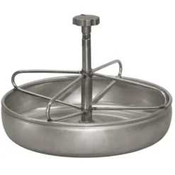 Mangeoire pour porcelets 2L acier inoxydable Diam. 25 cm