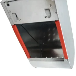 Mangeoire trémie acier galva 1 compartiment à l'unité 25x12x11 cm