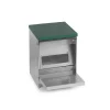 Mangeoire Trémie Anti-Nuisible Rooster 5kg - Acier Galvanisé pour Volailles