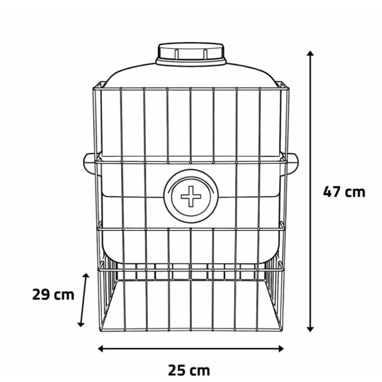 Mangeoires grande capacité avec réservoir 15 kg