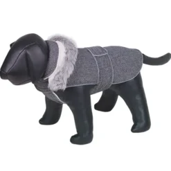 Manteau Grisa gris pour chien – Doudoune chaude et ajustable