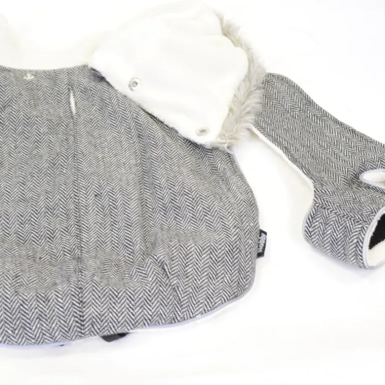 Manteau Grisa gris pour chien – Doudoune chaude et ajustable