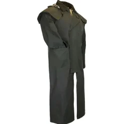 Manteau long Walker and Hawkes Waxstock Vert