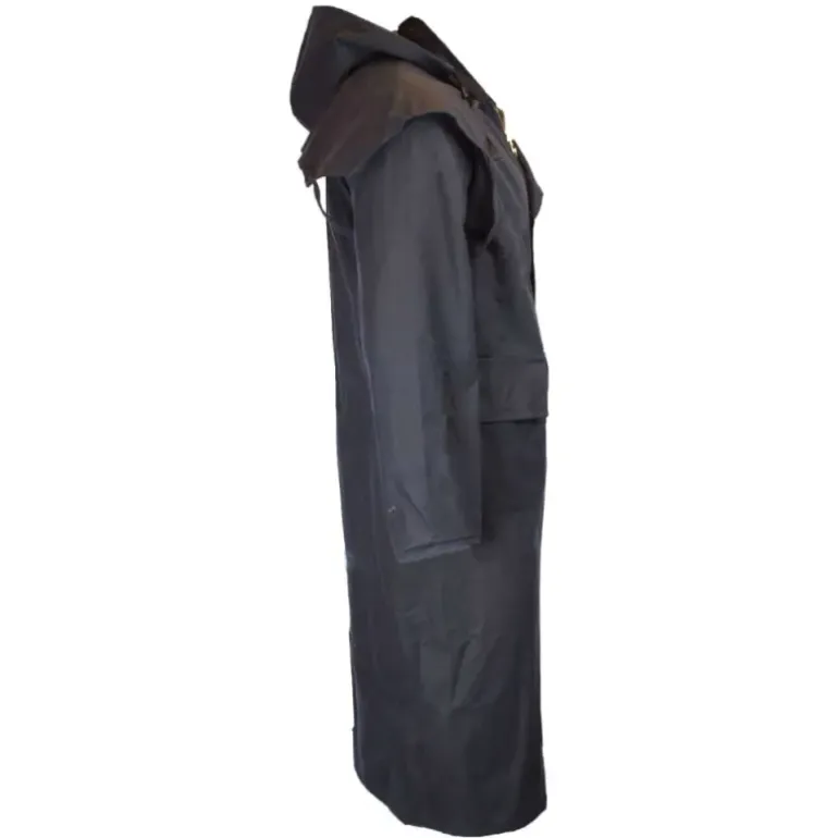 Manteau long Walker and Hawkes Waxstock navy de M à 3XL