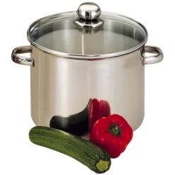 Marmite acier inoxydable avec couvercle tous feux 19 L