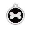Médaille gravable pour chien - Ø 3 cm - Acier Inoxydable RedDingo