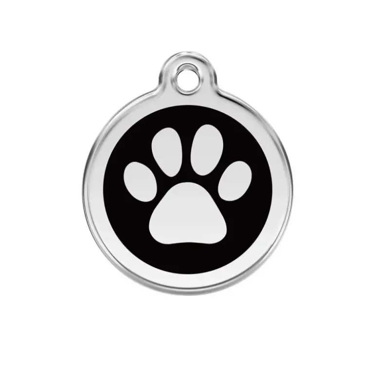 Médaille gravable pour chien - Ø 3 cm - Acier inoxydable RedDingo