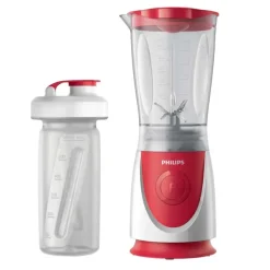 Mini blender 350W plastique sans BPA blanc gris 0,6L + gourde