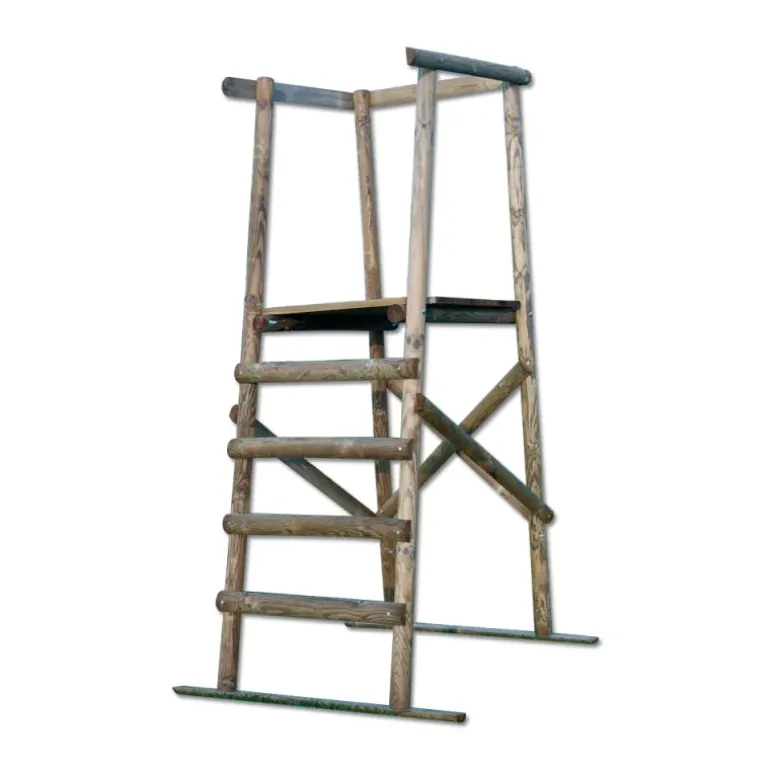 Mirador de battue Sologne en bois, hauteur du plancher 1,40m par lot de 10