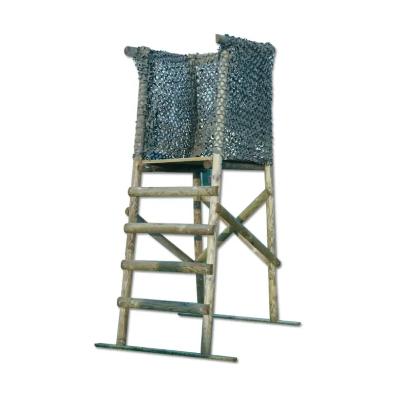 Mirador de battue Sologne en bois, hauteur plancher 1,40m à l'unité