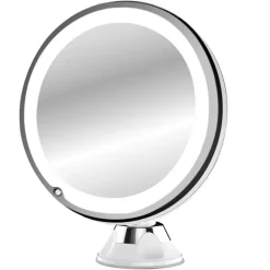 Miroir lumineux grossissant x7 orientable 360° fixation ventouse
