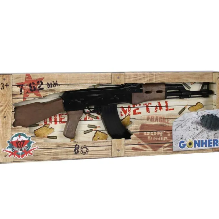 Mitraille Commando Enfant Style Forces Armées Crosse Bois