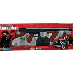 Mitraillette Gangster Enfant Métal Crosse Bois Style 1930