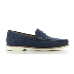 Mocassins Homme en Synthétique Bleu Marine - Tige Basse