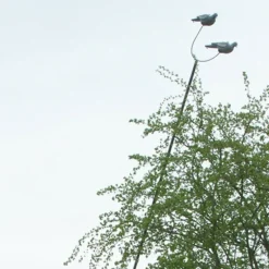 Mât à pigeons en aluminium résistant et ultra léger, noir 6 m
