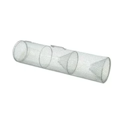 Nasse à anguilles grillage plastifié maille 10 mm Longueur 80 cm