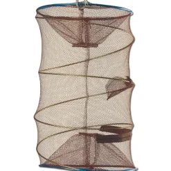 Nasse à poissons ronde pliable maille 0,9 cm Diam. 30 cm lot de 3