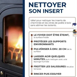 Nettoyant Express Insert Poêle et Cheminée - Starwax 500ml