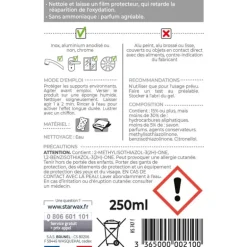 Nettoyant spécial alu inox chrome étain Starwax 500ml