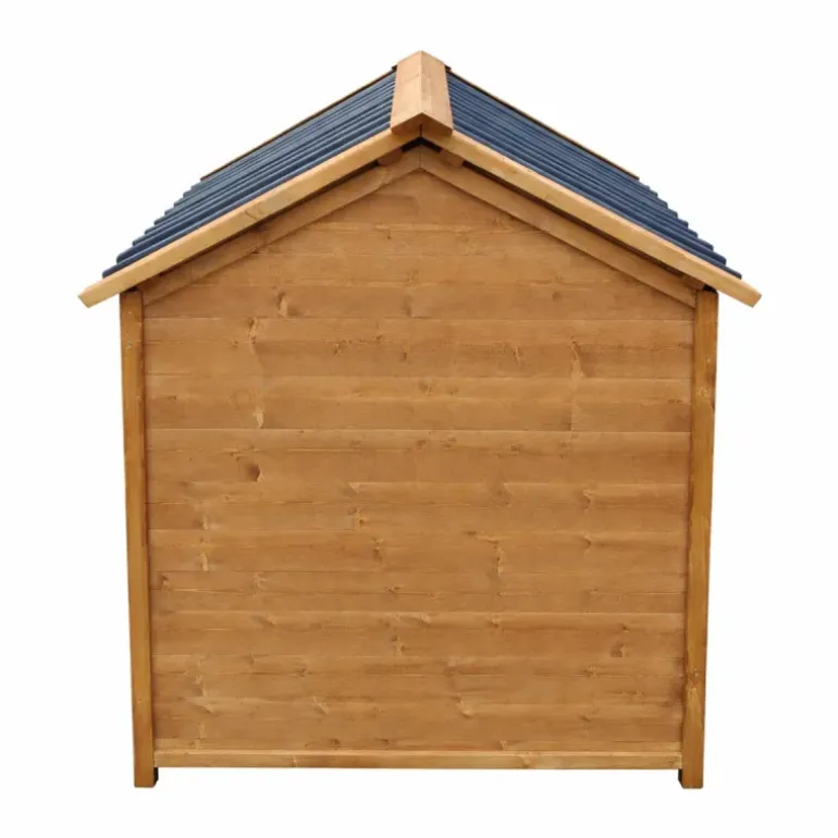 Niche en bois chalet pour chien - Taille S - Toit PVC
