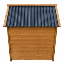 Niche en bois chalet pour chien - Taille S - Toit PVC