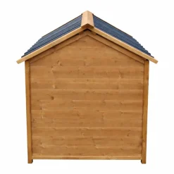 Niche en bois chalet pour chien - Taille XL - Toit PVC