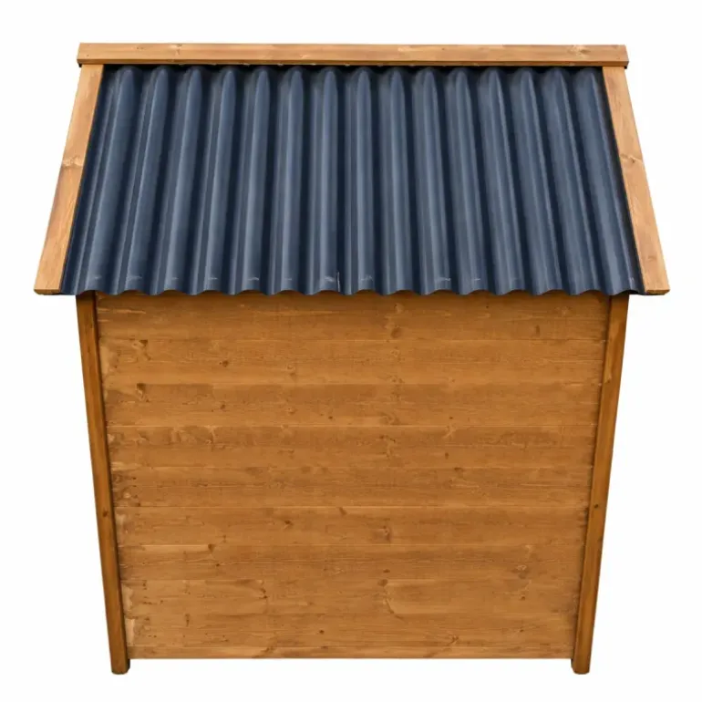 Niche en bois chalet pour chien - Taille XL - Toit PVC