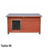 Niche en bois haute isolation Taille M - Épicéa 3 couches avec toit étanche
