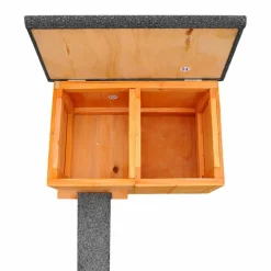 Nichoir chicane en bois pour canards d'ornement - 45x27x33cm