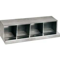 Nid pondoir en tôle galvanisée 4 cases