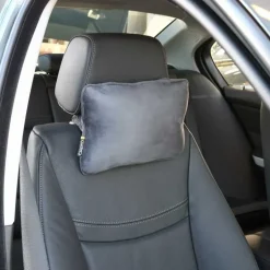 Oreiller voiture mousse mémoire forme housse lavable sangle