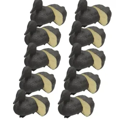 Pack 10 Appelants Eiders Noirs Moussés avec Quille Lestée