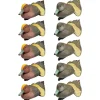 Pack 5 siffleurs mâles et 5 femelles moussés