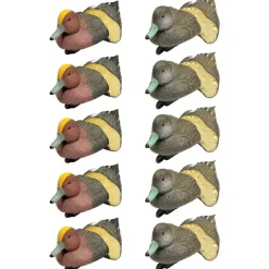 Pack 5 siffleurs mâles et 5 femelles moussés
