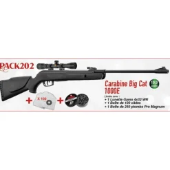 Pack Noël carabine Big Cat 1000E IGT Gamo