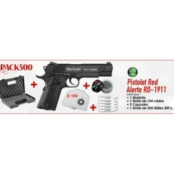 Pack Noël pistolet Red Alert RD-1911 Gamo