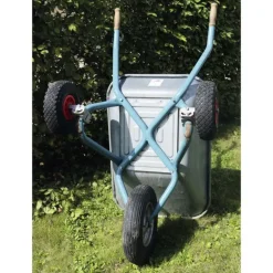 Paire de roues stabilisatrices diam. 25 cm pour brouette universelle