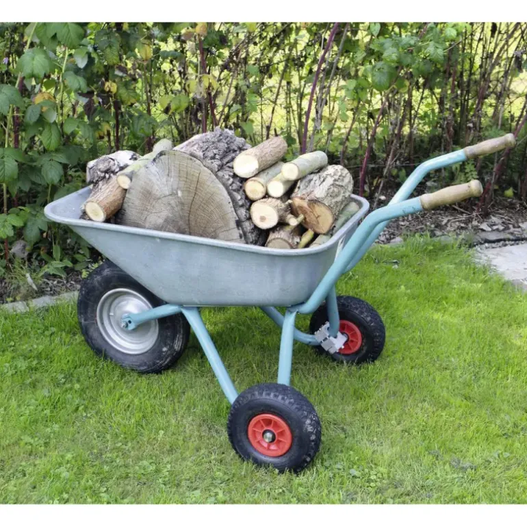 Paire de roues stabilisatrices diam. 25 cm pour brouette universelle