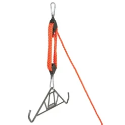 Palonnier et treuil robuste pour gros gibier - Charge max 544 kg